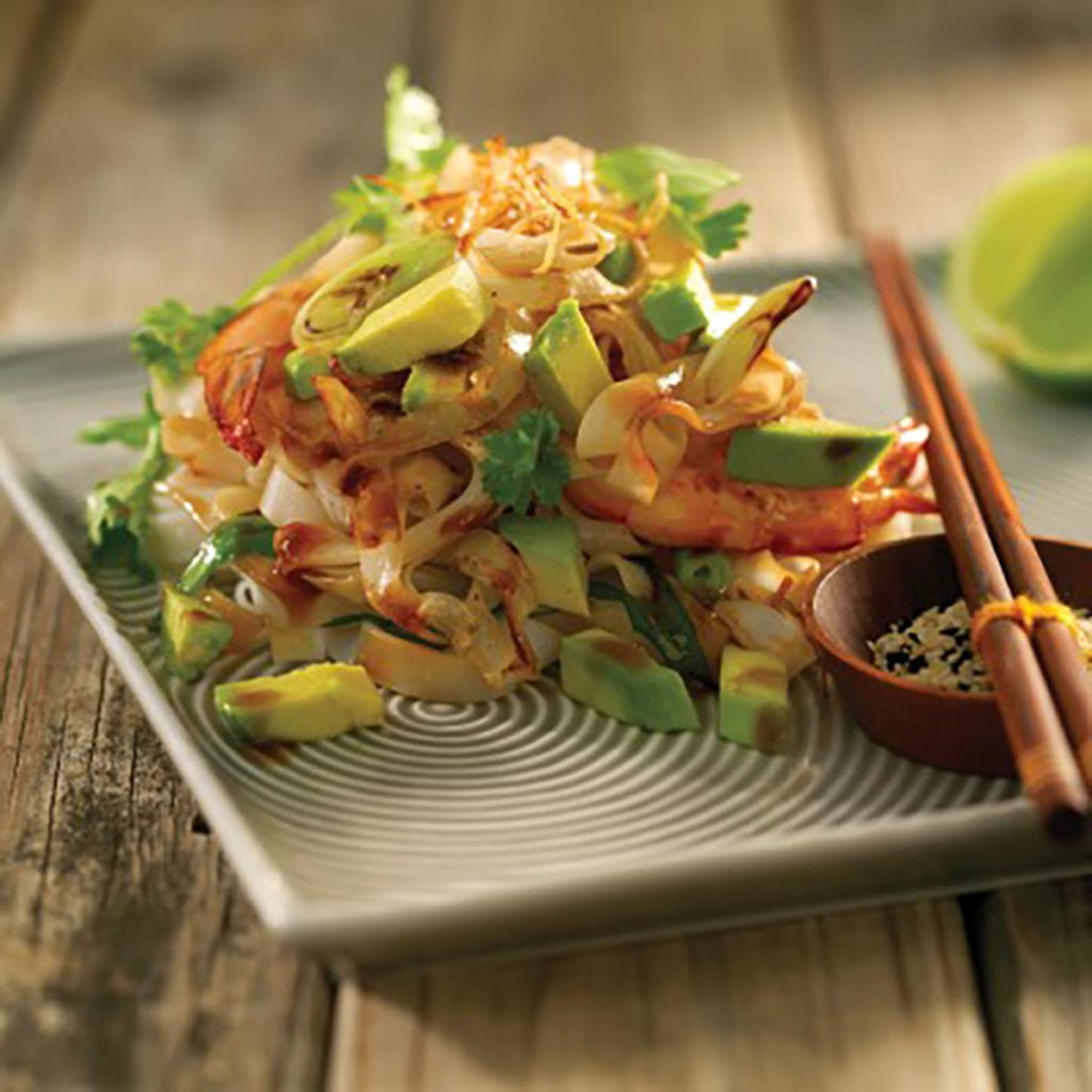 Asian Noodles – Ginger, Garlic & Avocado