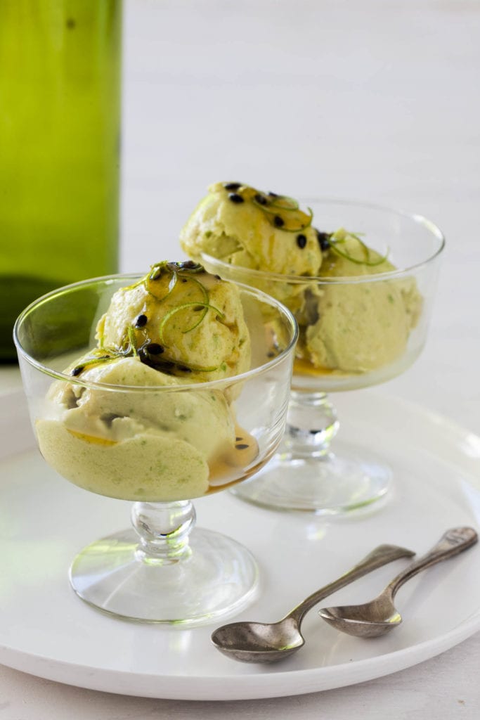 Avocado, Mango and Vanilla Gelato