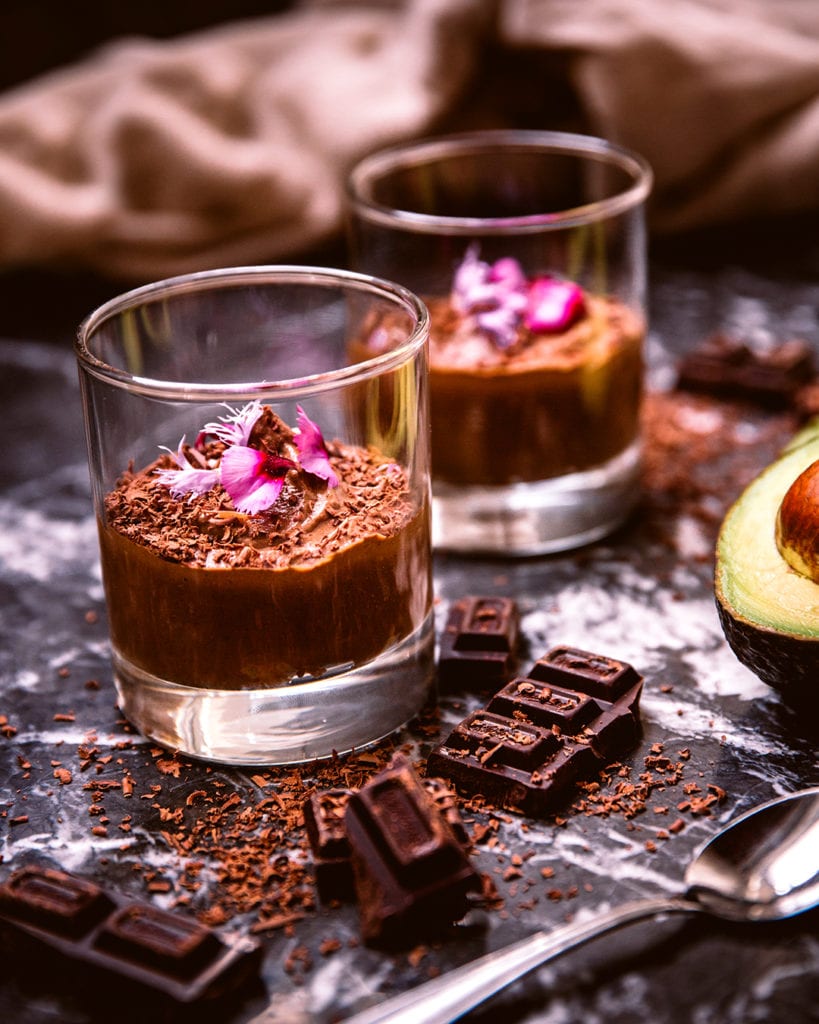 Avocado chocolate mousse