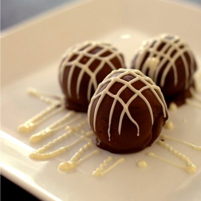 Avocado chocolate truffles