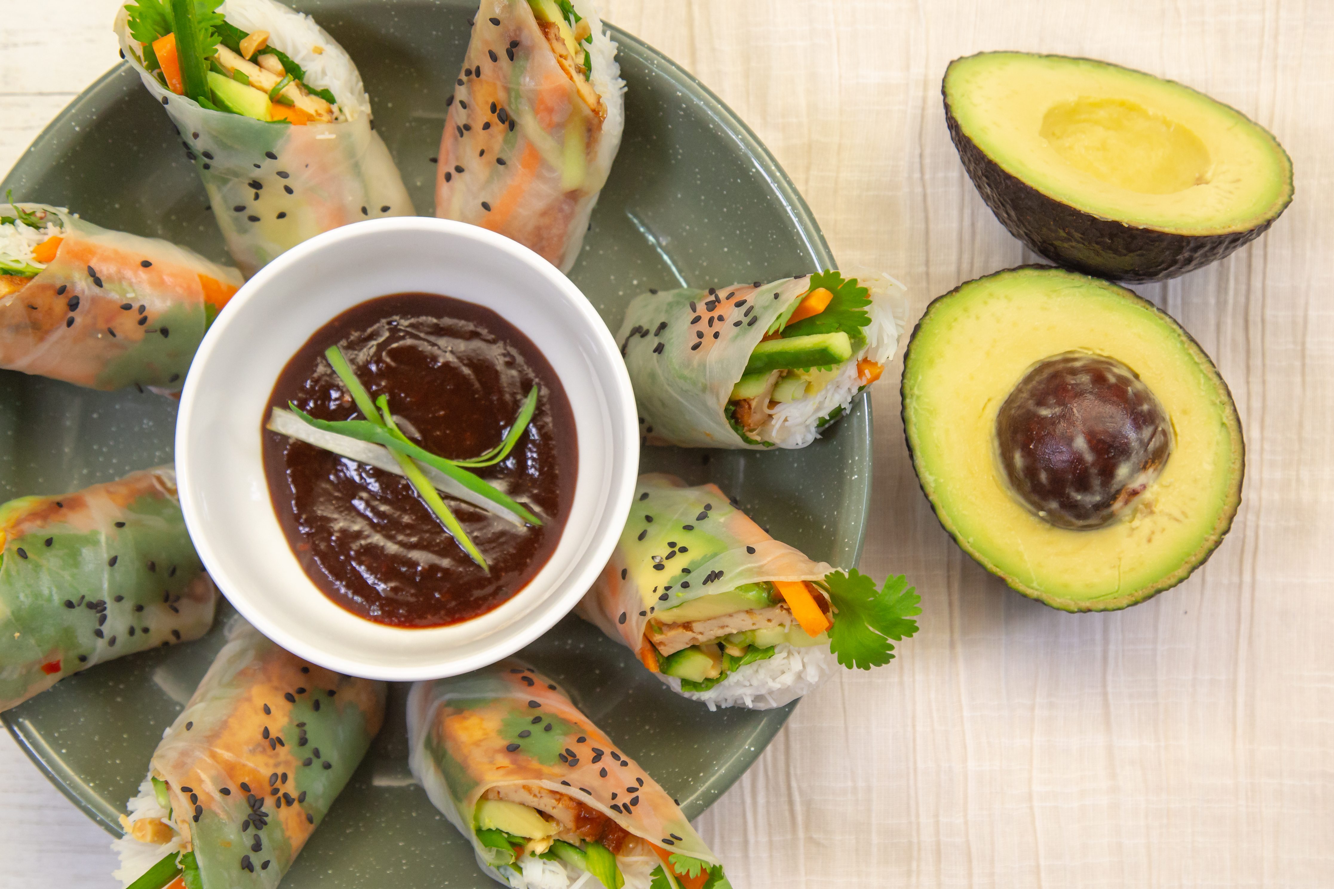 Tofu Summer Rolls - New Zealand Avocado