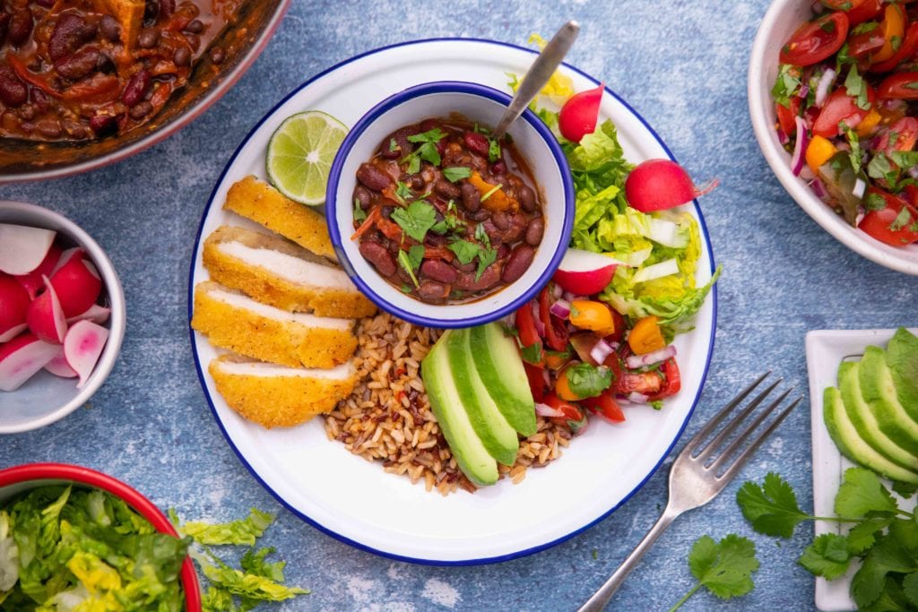 Gluten Free Mexican Chicken Nourish Bowls