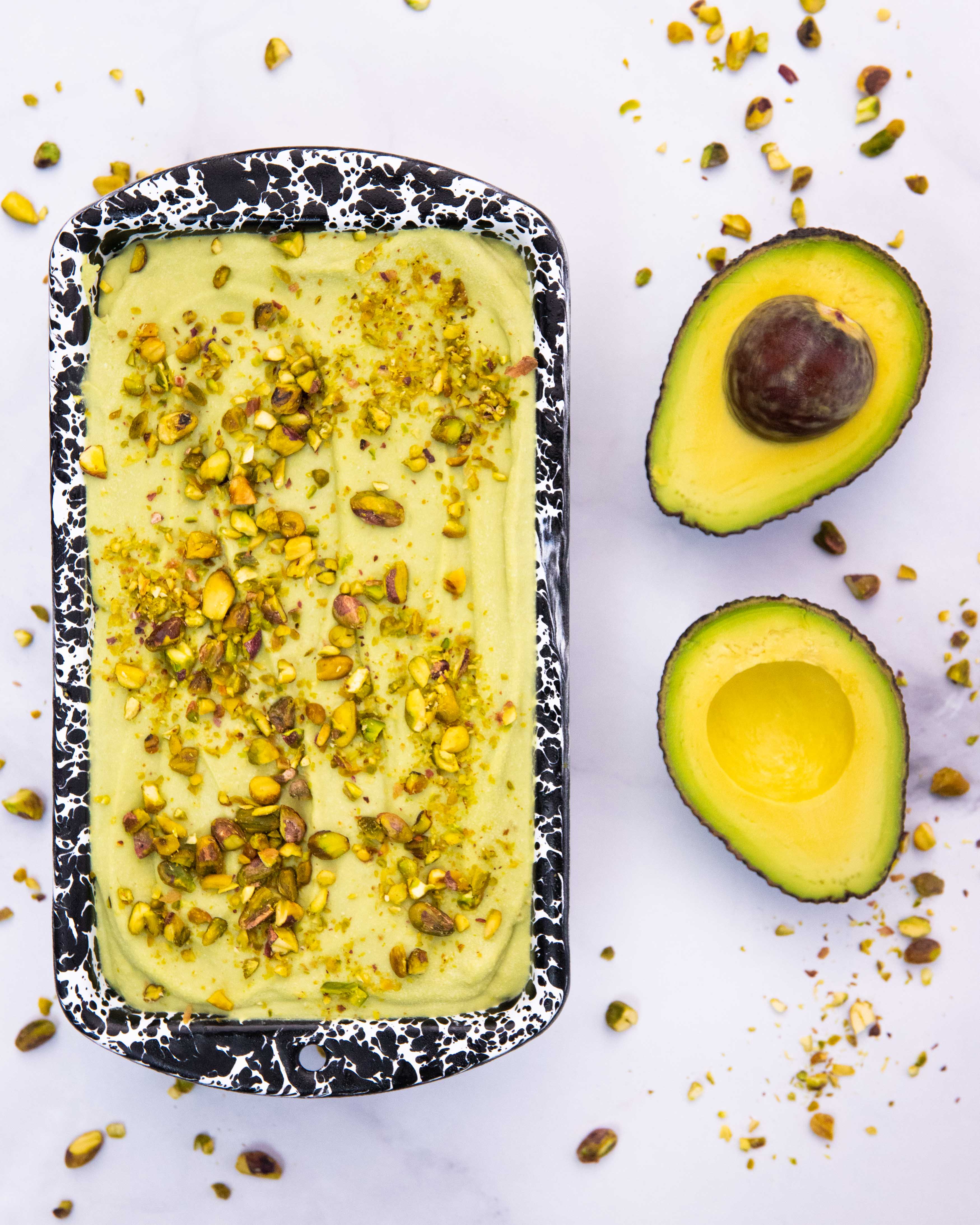 No Churn Avocado Ice Cream - New Zealand Avocado