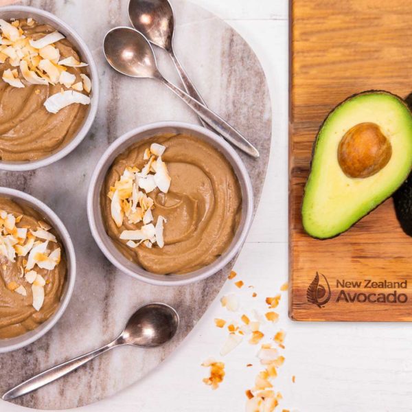 Chocolate Coconut Avocado Mousse