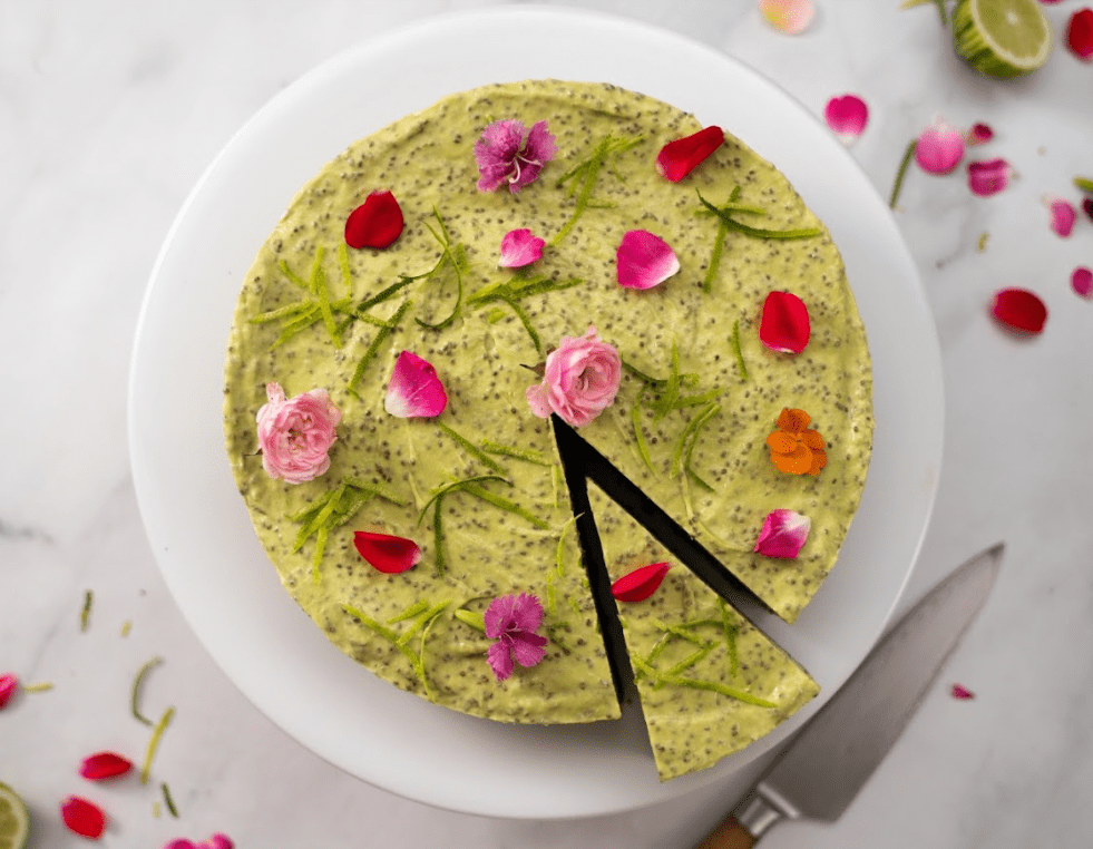 Raw Avocado & Lime Cheesecake