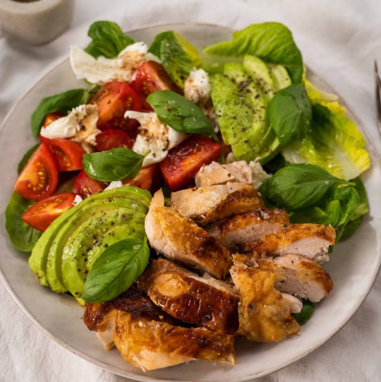 Chicken & Avocado Caprese Salad