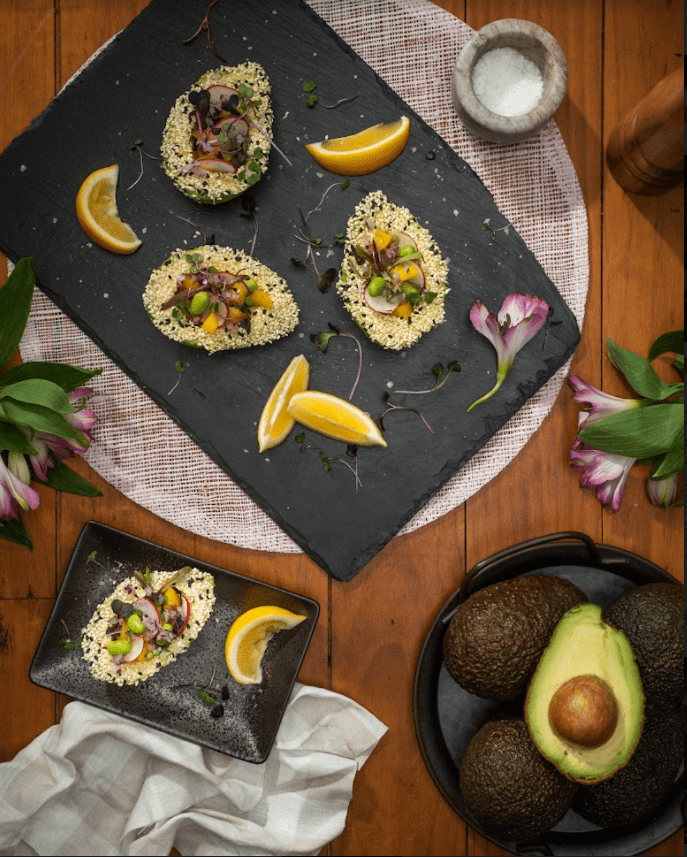 Avocado salad boats