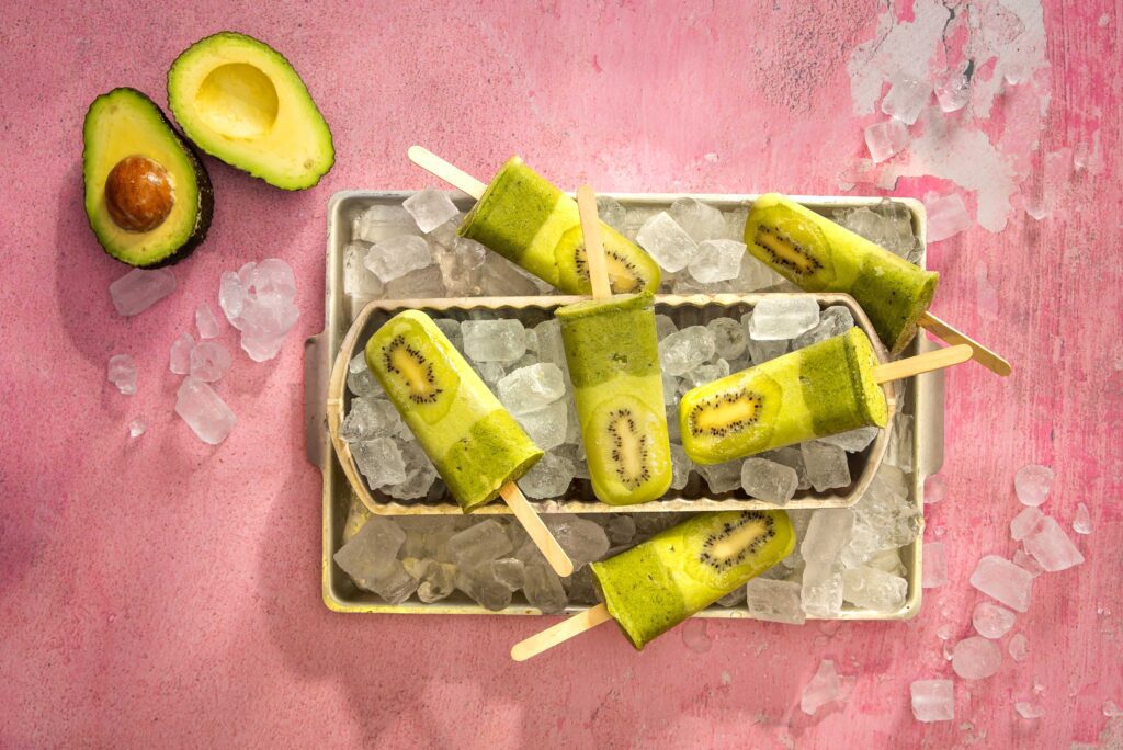 Avocado popsicles