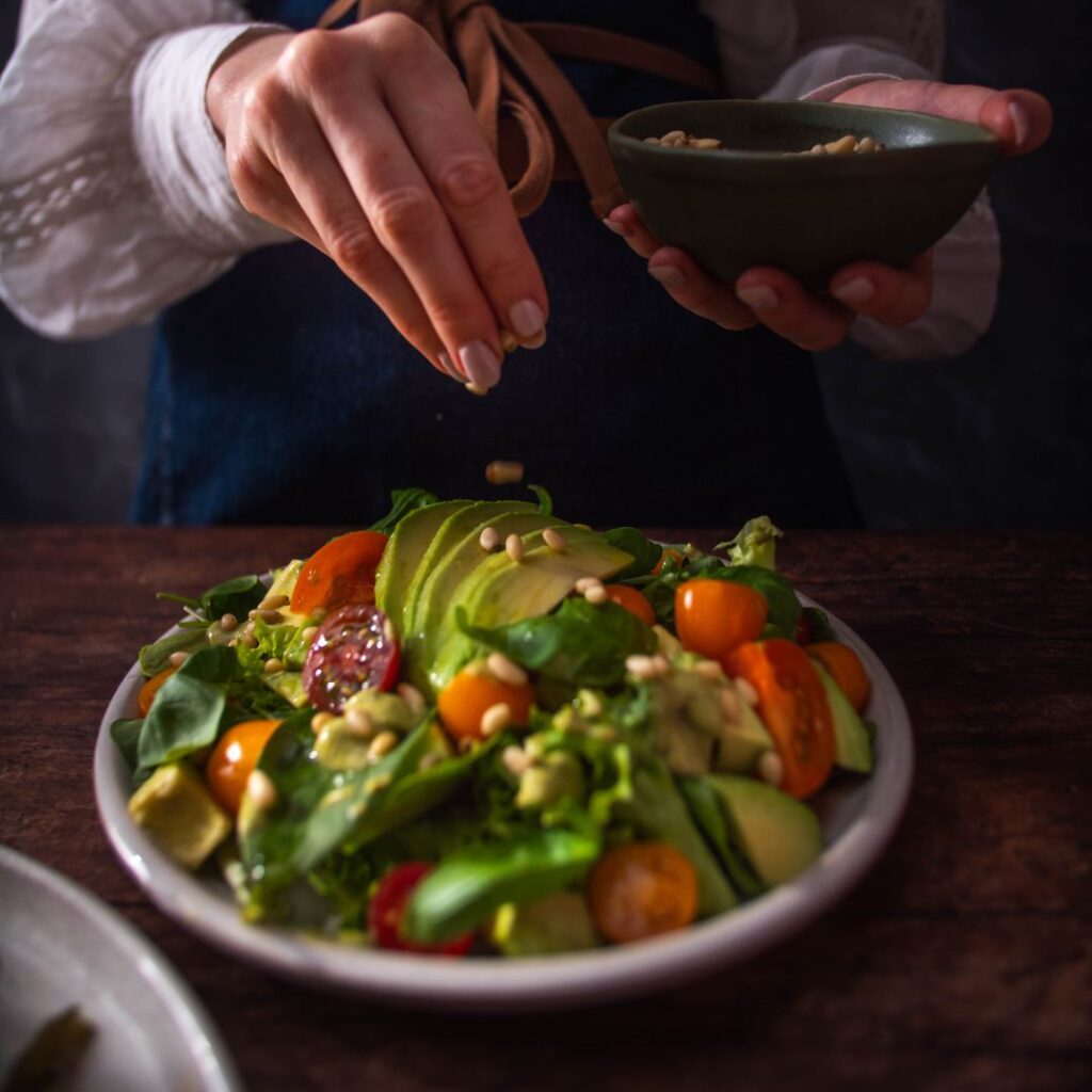 Manuka Honey and Rosemary butterfly chicken with summer salad