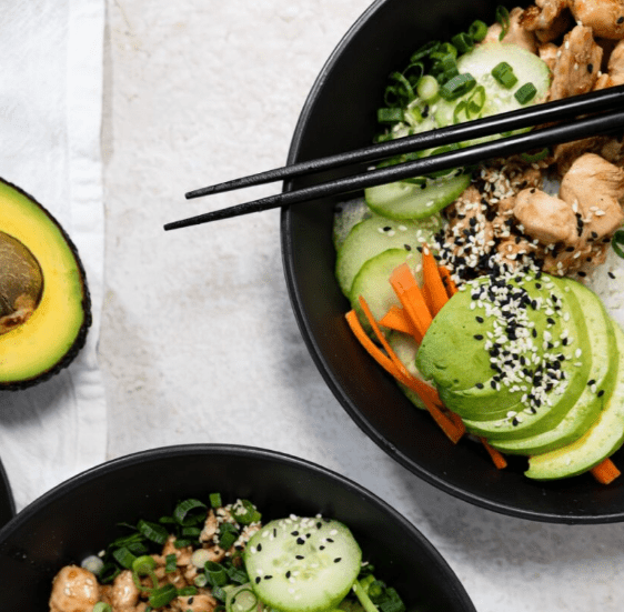 Avocado & Miso Chicken Donburi